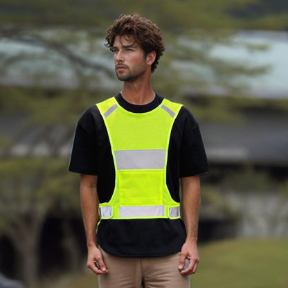 Reflective Vest Safety Running Gear with Pocket,High Visibility for Running,Biking,Walking,Women & Men