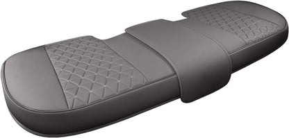 Black Panther Luxury Faux Leather Car Seat Cover Front Bottom Seat Cushion Cover, Anti-Slip and Wrap Around The Bottom, Fits 95% of Vehicles - 1 Piece,Black
