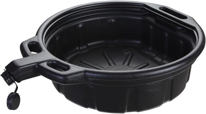 K Tool International 74645 Oil Drain Pan, 4.25 Gallon Capacity, High Density Polyethylene Construction, Chemical Resistant Design, Anti Splash Baffles, Large Spout