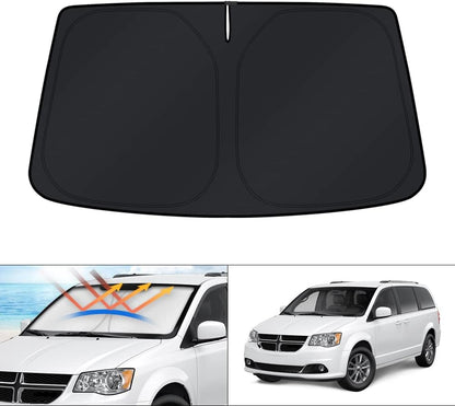 KUST Windshield Sun Shade for Toyota RAV4 2019-2022 2023 2024 2025 2026 Window Accessories Shade Sun Visor Cover Foldable Block UV Rays - Colors D