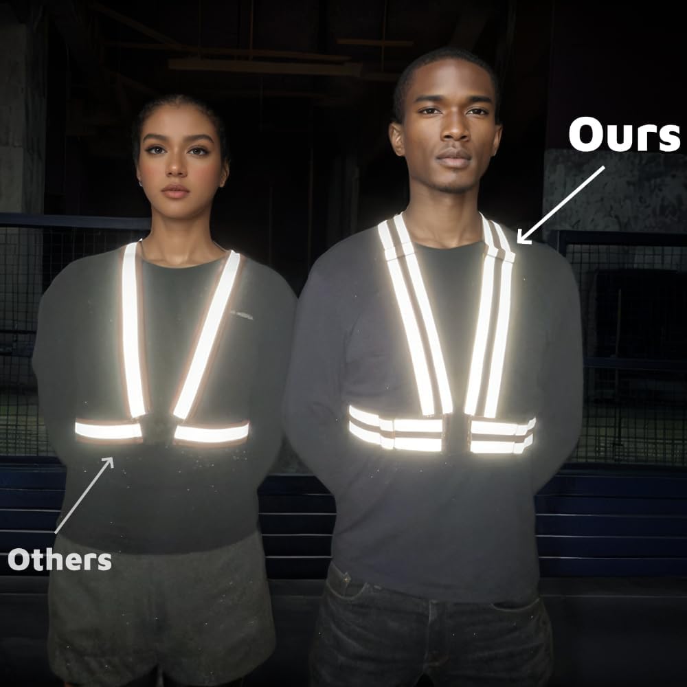 High Visibility Safety Vest(2PACK)|Reflective Running Gear for Walking,Cycling,Construction,Motorcycle|Men,Women (2, XXL-yellow)