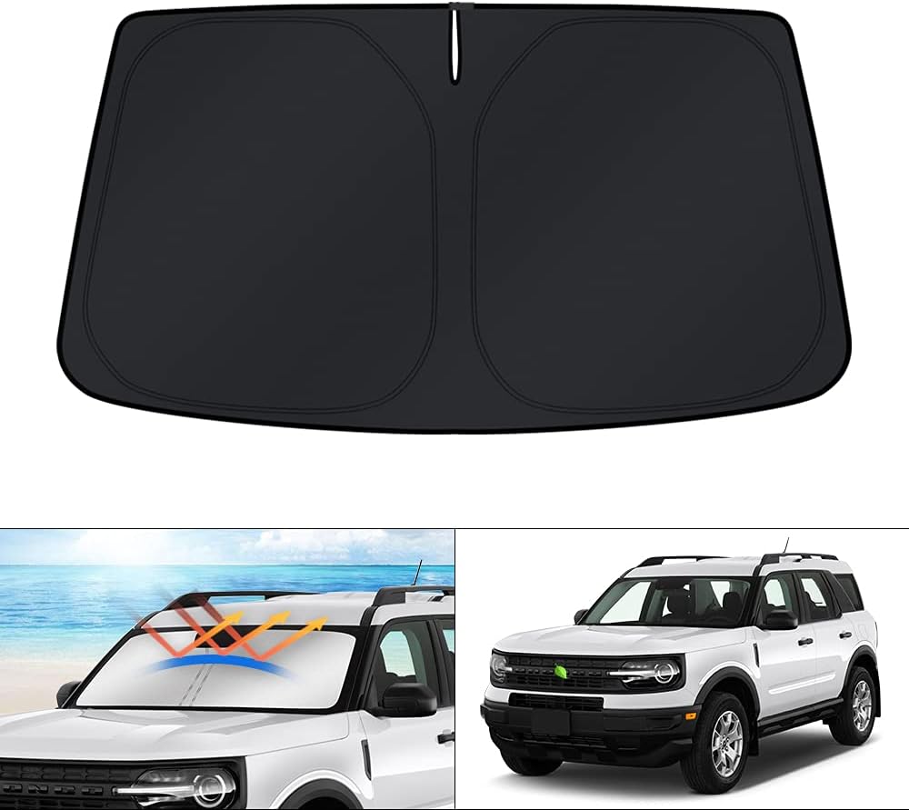 KUST Windshield Sun Shade for Toyota RAV4 2019-2022 2023 2024 2025 2026 Window Accessories Shade Sun Visor Cover Foldable Block UV Rays - Colors B