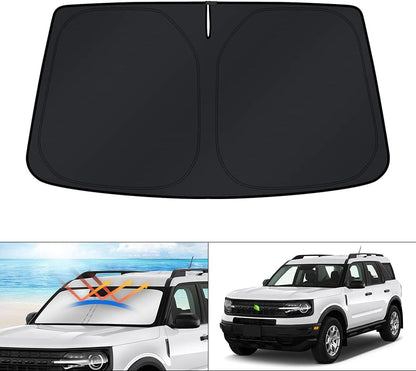 KUST Windshield Sun Shade for Toyota RAV4 2019-2022 2023 2024 2025 2026 Window Accessories Shade Sun Visor Cover Foldable Block UV Rays - Colors B