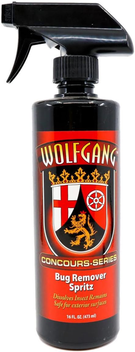 Wolfgang Bug Remover Spritz | Enzyme-Based Formula for Removing Bugs & Contaminants | Safe for All Paint Types & Colors | Exterior Surfaces Only | WG-4800 | 16 fl. oz