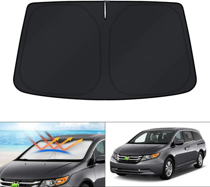 KUST Windshield Sun Shade for Toyota RAV4 2019-2022 2023 2024 2025 2026 Window Accessories Shade Sun Visor Cover Foldable Block UV Rays - Colors B