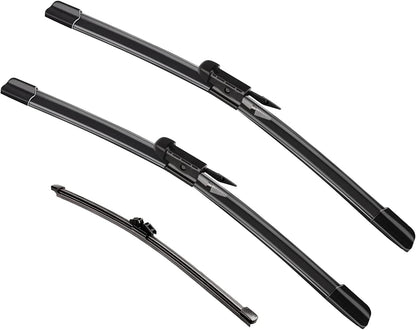 3 Factory Wiper Blade Replacement for Subaru Impreza 2017-2020 2021 2022 2023 Crosstrek 2018-2021 2022 2023 Original Equipment Windshield Wiper Blades Set - 26"/16"/12"(Set of 3) Top Lock - Colors B