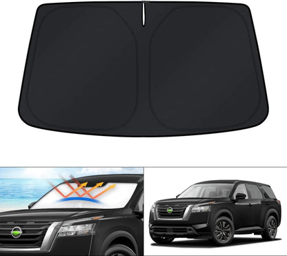 KUST Windshield Sun Shade for Toyota RAV4 2019-2022 2023 2024 2025 2026 Window Accessories Shade Sun Visor Cover Foldable Block UV Rays - Colors A