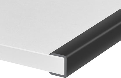 Rubber Edge Trim, Self-Adhesive Rubber Edge Trim, Edge Protector for Sheet Metal, EPDM Material, Fit 1/16"(1.0mm), Length 10Ft, Black Color, U Channel Edge Trim - Colors B
