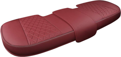Black Panther Luxury Faux Leather Car Seat Cover Front Bottom Seat Cushion Cover, Anti-Slip and Wrap Around The Bottom, Fits 95% of Vehicles - 1 Piece,Black