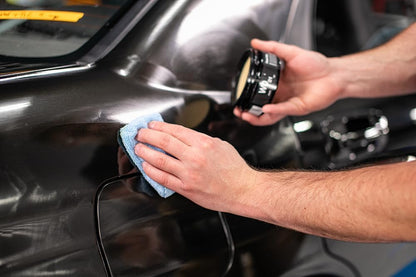 The Rag Company - Premium Grade Terry Microfiber Detailing Applicator Sponges - Versatile Detailing Tool, Extra Absorbent, Able to Withstand Numerous Uses, 3in x 5in, Black (6-Pack)