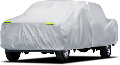6 Layers Car Cover Waterproof All Weather for Automobiles, Size A3 with Zipper Cotton Fit for Toyota Camry, Honda Accord, Ford Mustang, Chevy Camaro/Malibu,Kia Optima/K5 (187-198 inch)