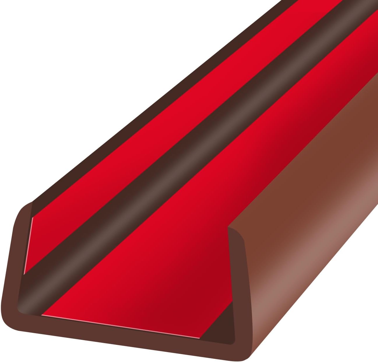 Rubber Edge Trim, 1/16" Self Adhesive Flexible U Channel Edge Protecter for Sheet Metal, Car Doors, U Shaped Sharp Edge Guards, Fit for 0-5/64" Wide Edge, Black Color, 10Ft, EPDM Material