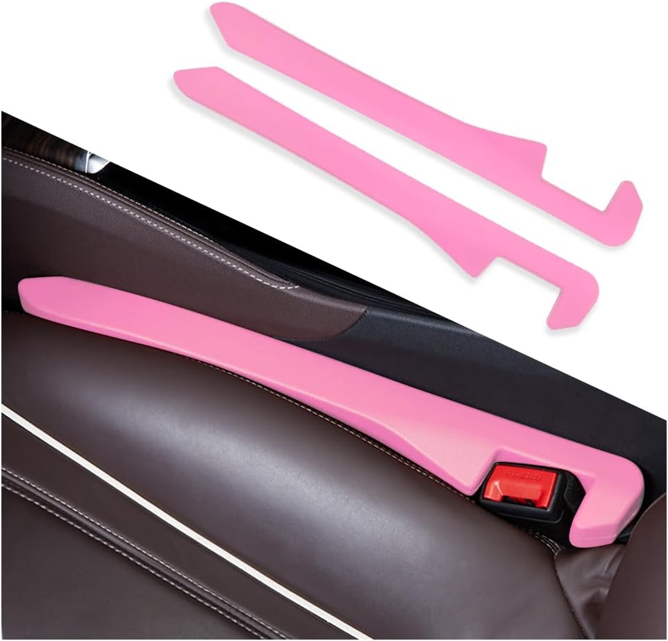 IHOTDER 2PCS Car Seat Gap Filler - Car Seat Gap Filler Organizer for Holding Phone,Key,Purse - Universal Car Gap Filler Fits Car Truck SUV Car Interior Accessories (Black/2PCS)…
