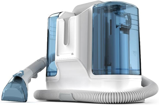 Carpet Cleaner Machine Upholstery - 450W Shampooer Couch Cleaning Portable Vacuum Rug Sofa Car Seat Fabric Mattress Pet Spot Extractor for Furniture Water Hand Held Scrubber Small Deep Washer