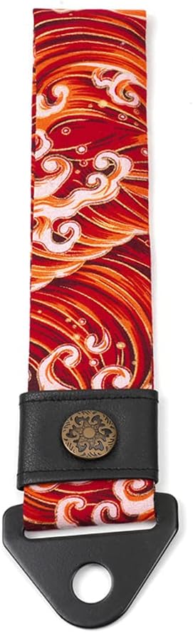 RASTP Racing Tow Strap, Car Modification Sports Trailer Belt Fit for Front or Rear Front Bumper Decorative (Red)