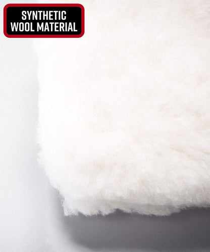 Adam's Polishes 10 Professional Wool Wash Pad - Plush Synthetic Car Wash Pad is Gentle On Auto Paint Without Worry of Scratches or Swirls - Car Soap & Wax Safe Detailing Tool for Car or Truck
