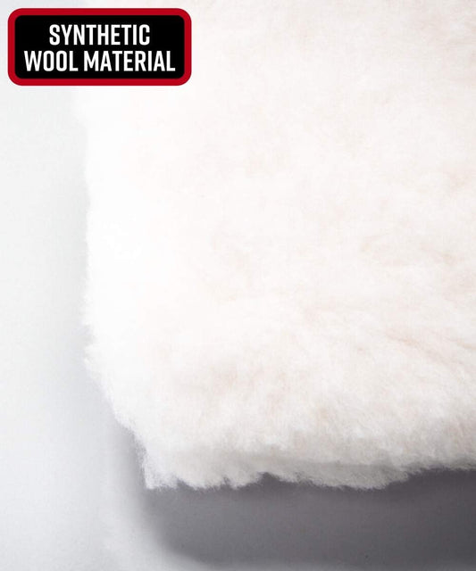 Adam's Polishes 10 Professional Wool Wash Pad - Plush Synthetic Car Wash Pad is Gentle On Auto Paint Without Worry of Scratches or Swirls - Car Soap & Wax Safe Detailing Tool for Car or Truck