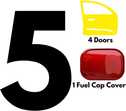 4 Door Edge Upromax Paint Protection Film PPF 8mil Precut Strips, Universal Fit Clear Tape Door Seal, Car Accessories Car Cover, Scotch Guard, Clear Tape, Door Protector, SUV