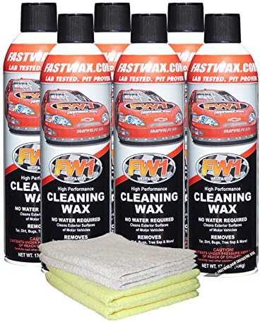 FW1 2 Pack, A High Performance Car Wax Polish | Easy To Use Scratch-Free Waterless Car Wash Spray & Detail Cleaning Polish (17.5oz) | Spray Wax for Cars, Trucks, Motorcycles, RVs and boats.