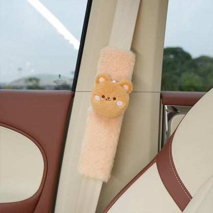 Baby Car Seat Neck Cover, Car Seat Strap Cover, Seat Belt Cushions Pads, Shoulder Strap Protectors, Reversible Pram Harness Covers in Minky Dinosaur, Baby Neck Pad Protector