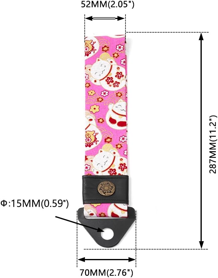 RASTP Racing Tow Strap, Car Modification Sports Trailer Belt Fit for Front or Rear Front Bumper Decorative (Red)