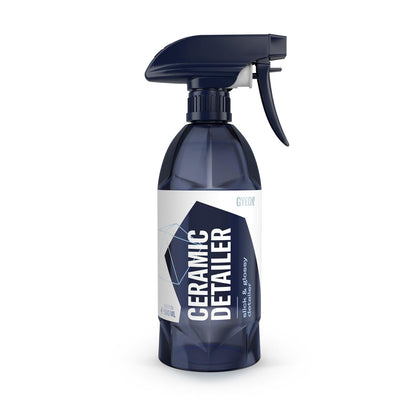 GYEON Ceramic Detailer SiO2 spray gloss enhancer hydrophobic quick detailer paint coating maintenance water repellent slick finish easy spray-on protectant for car motorcycle exterior surfaces