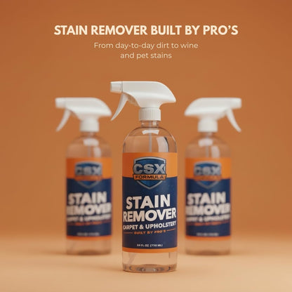 CSX® Carpet Stain Remover 24oz – No Rinse Needed – Most Powerful Carpet & Upholstery Cleaner, Professional Strength, Deep Clean Formula – Removes grease, wine, coffee, ink, food, and more