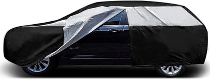 Titan Premium Multi-Layer PEVA Car Cover for Compact SUV 170-187". Waterproof, UV Protection, Anti-Scratch Protective Lining, Driver-Side Zippered Opening. Fits Rav4, Rogue, CR-V and More.