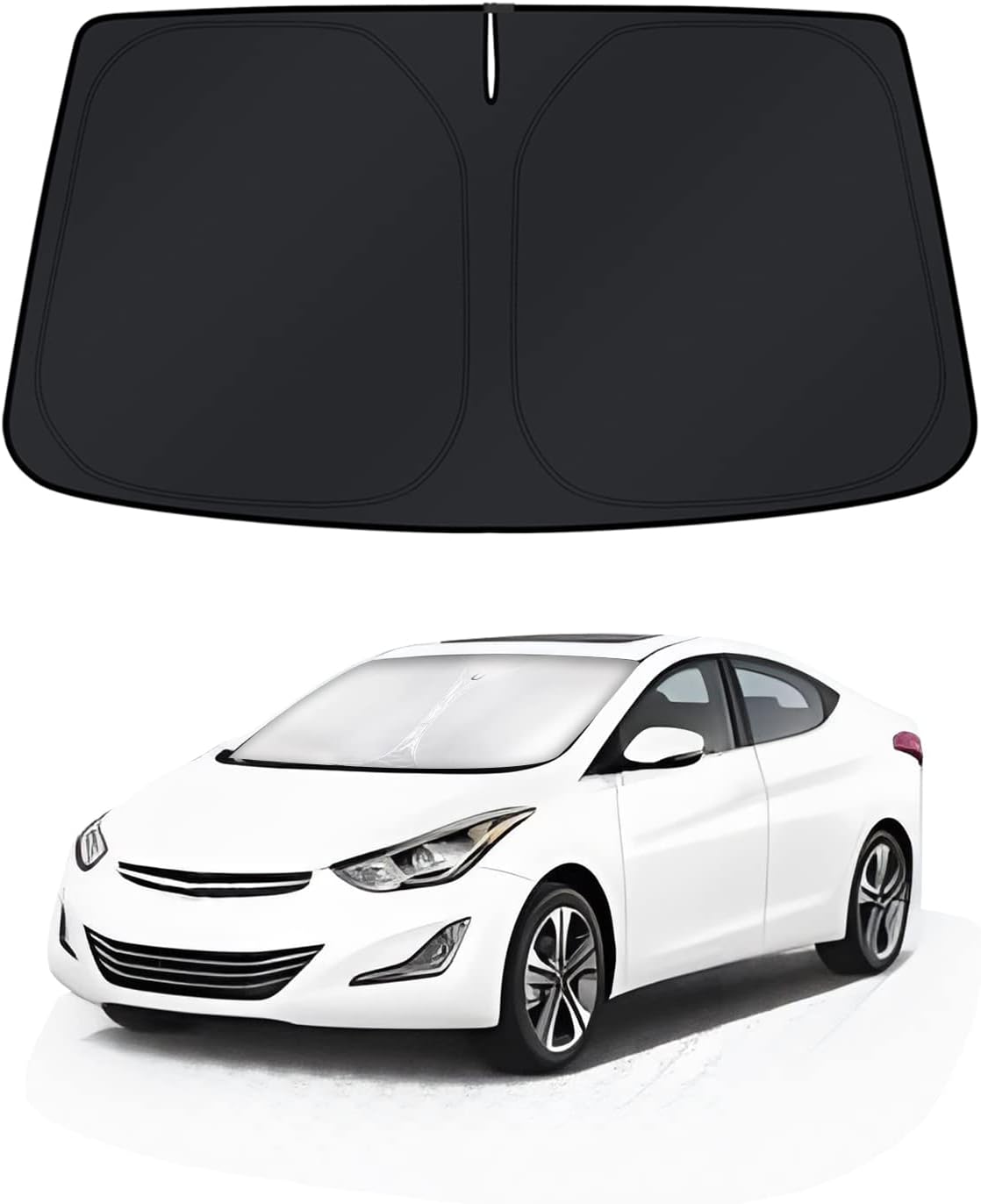 KUST Windshield Sun Shade for Toyota RAV4 2019-2022 2023 2024 2025 2026 Window Accessories Shade Sun Visor Cover Foldable Block UV Rays - Colors A
