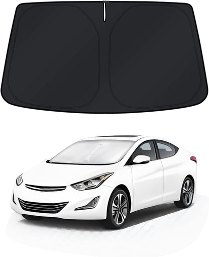 KUST Windshield Sun Shade for Toyota RAV4 2019-2022 2023 2024 2025 2026 Window Accessories Shade Sun Visor Cover Foldable Block UV Rays - Colors A