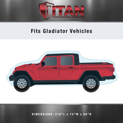 Titan Premium Multi-Layer PEVA Car Cover for Compact SUV 170-187". Waterproof, UV Protection, Anti-Scratch Protective Lining, Driver-Side Zippered Opening. Fits Rav4, Rogue, CR-V and More.