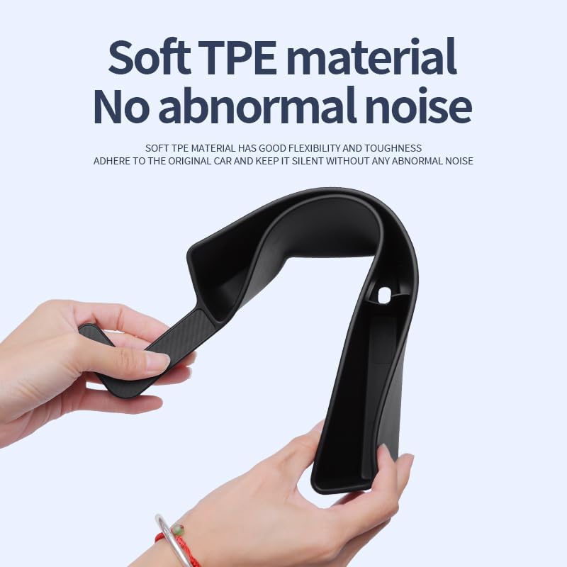 Car Seat Gap Filler, Seat Gap Organizer with Phone Holder, Car Seat Accessories, Car Organizer Fit Car SUV Truck-2PCS Black