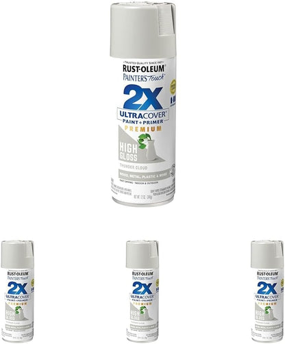 Rust-Oleum 334029 Painter's Touch 2X Ultra Cover Spray Paint, 12 oz, Gloss Clear - Colors E