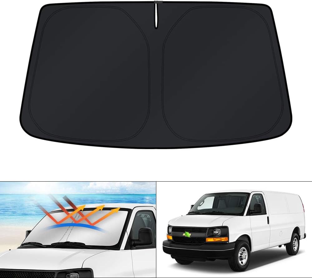 KUST Windshield Sun Shade for Toyota RAV4 2019-2022 2023 2024 2025 2026 Window Accessories Shade Sun Visor Cover Foldable Block UV Rays - Colors B