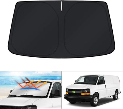 KUST Windshield Sun Shade for Toyota RAV4 2019-2022 2023 2024 2025 2026 Window Accessories Shade Sun Visor Cover Foldable Block UV Rays - Colors B