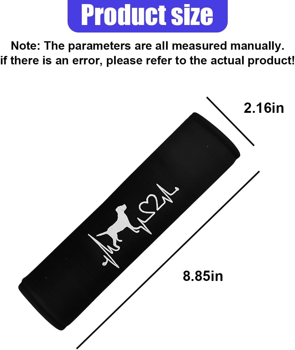 2PCS Car Seat Belt Covers, Breathable Soft Seat Strap Cushion Pad for Neck Shoulder Protection, Universal Safety Vehicle Interior Harness Pad Accessories for Cars, SUVs, Trucks (Cat)