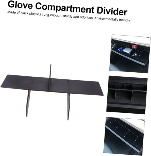 Glove Box Organizer Storage Insert Divider for Car Glove Compartment Divider Easy Installation Durable Console Organizer 13.58X2.75X0.11 Inch
