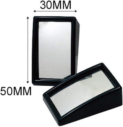 Hypersonic Blind Spot Mirror Convex Wide Angle Rear View Car Outside Universal Fit Stick Mirrors