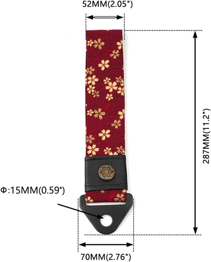 RASTP Racing Tow Strap, Car Modification Sports Trailer Belt Fit for Front or Rear Front Bumper Decorative (Red)