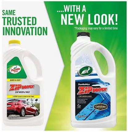 Turtle Wax T-79 Zip Wax Liquid Car Wash and Wax. 64 oz. - 3 Pack