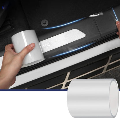 MYFAMIREA Anti-Scratch Anti-Collision Adhesive Strip Car Door Edge Guard Protector Strip Car Door Scuff Plate Protectors Transparent Invisible Tape for Rear Bumper/Door(33Ft x 2In)