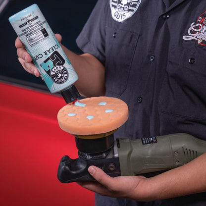 Chemical Guys C4 & P4 Clear Cut Correction Compound and Precision Paint Perfection Polish Combo - Removes Scratches, Swirls, Towel Marks, and Etching, Restores Gloss, Polishing Kit - 2 x 16 oz