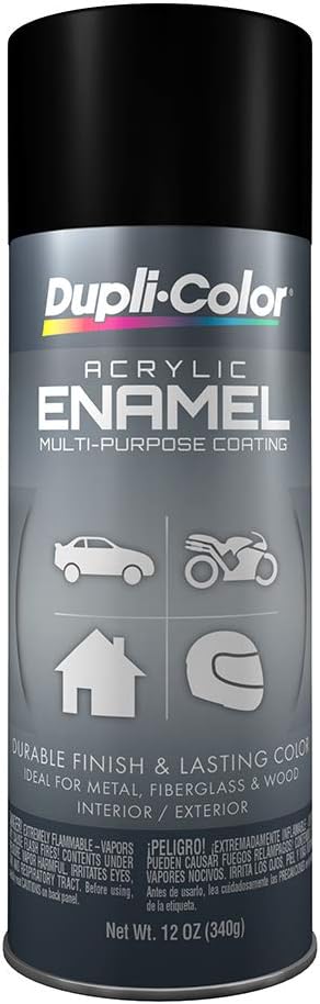 Dupli-Color DA1692 Multi-Purpose Acrylic Enamel Spray Paint - Crystal Clear - 12 oz. Aerosol Can
