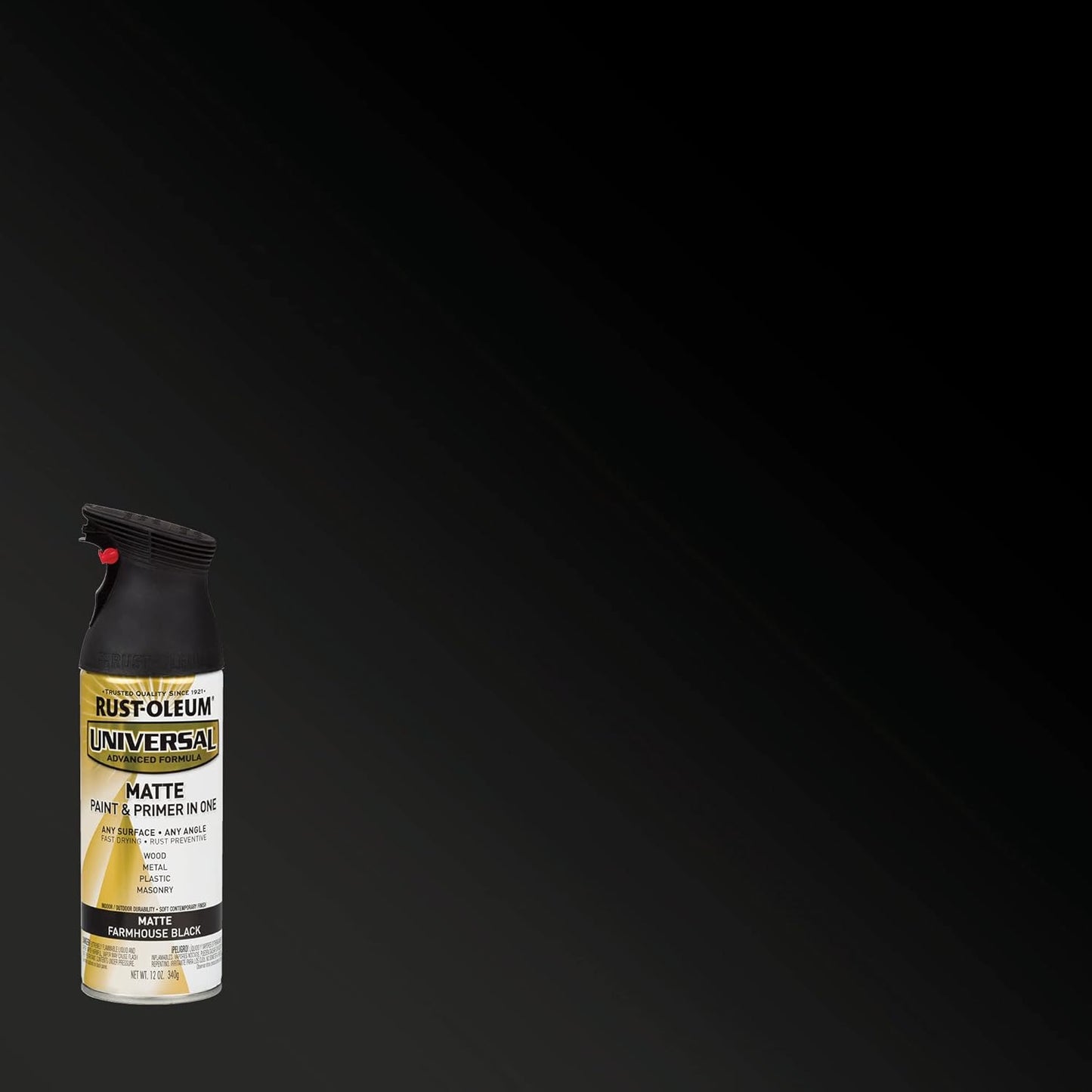 Rust-Oleum 302151 Universal All Surface Clear Topcoat Spray, 11 oz, Dead Flat Clear - Colors B