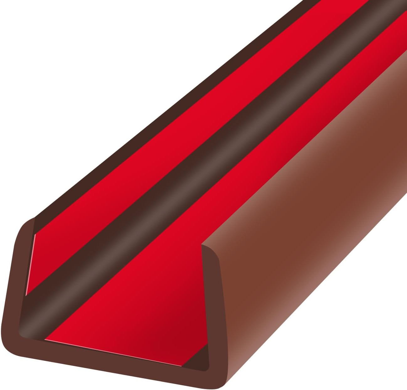 Rubber Edge Trim, 1/16" Self Adhesive Flexible U Channel Edge Protecter for Sheet Metal, Car Doors, U Shaped Sharp Edge Guards, Fit for 0-5/64" Wide Edge, Black Color, 10Ft, EPDM Material