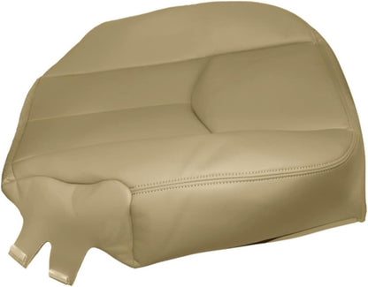 NLQR #522 Light Tan Front Driver Bottom Replacement Seat Cover Microfiber Leather Compatible with Chevy Avalanche Tahoe Suburban GMC Yukon XL 2003 2004 2005 2006
