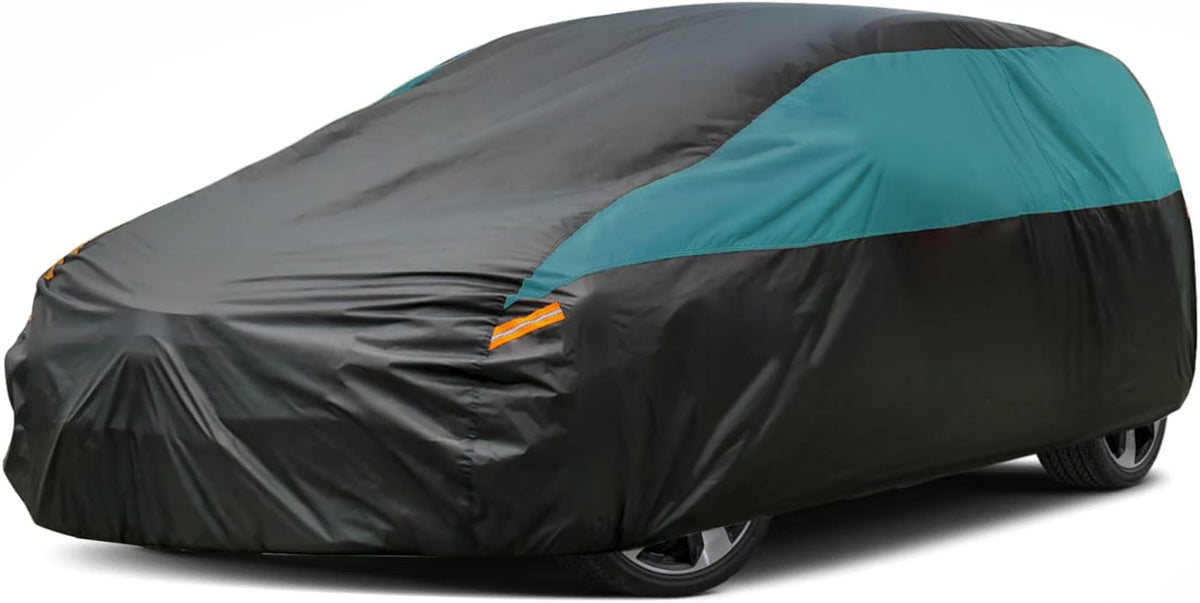 GUNHYI Car Cover for Automobiles All Weather Waterproof, Universal Fit Sedan Chevrolet Corvette, Ford Fusion, Kia Stinger, Nissan Maxima, Buick Regal, Subaru Legacy, Honda Accord etc.