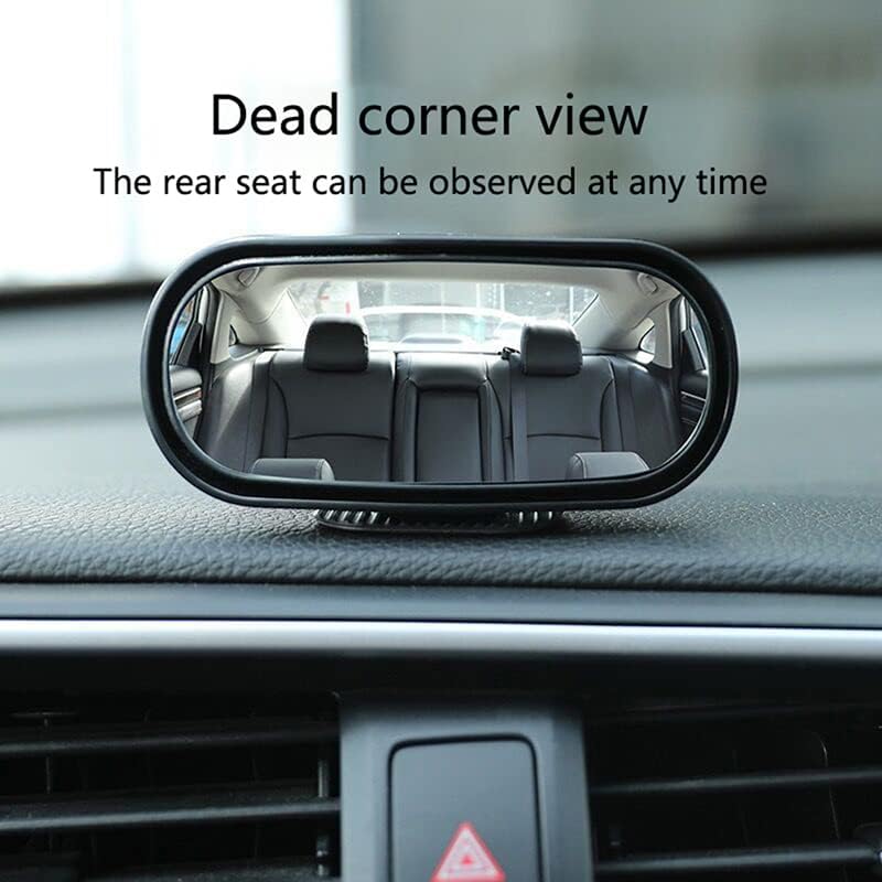 Blind Spot Mirror for Car 2 Pack, Adjustable Convex Wide-Angle Blindspot Mirrors, 360° Rotatable Small Stick-On Blind Side Mirror for Cars, SUVs & Trucks