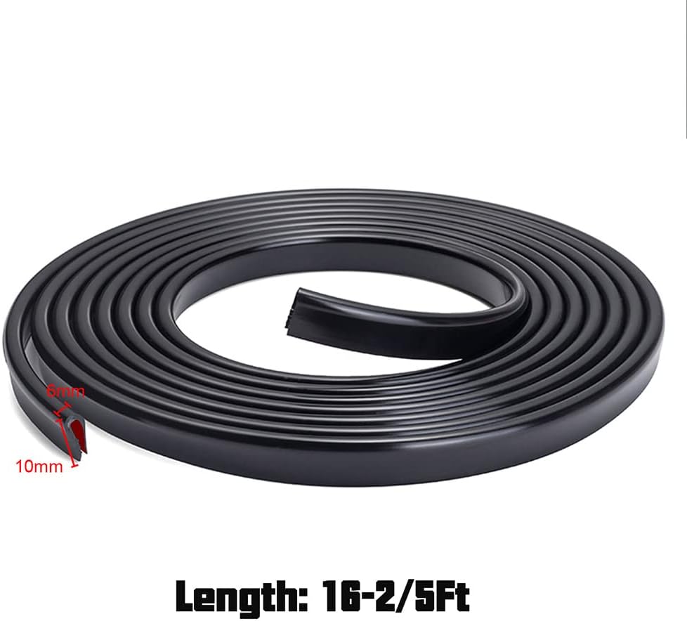 Winunite 32.8ft (10m) Car Door Edge Guards Clear – Self-Adhesive PVC, U-Shaped, Fits Most Vehicles, Scratch- and Chip-Resistant – Reduces Dings in Parking Lots