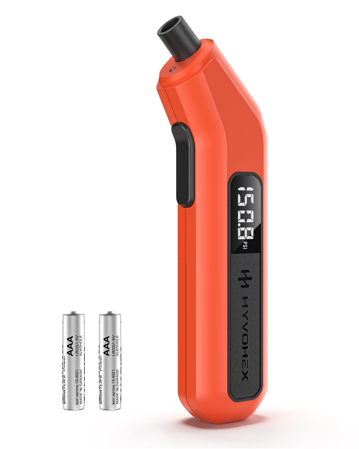 Tire Pressure Gauge Digital 200 PSI, HYVOHEX Tire Gauges for Tire Pressure with AAA Batteries, Visual LED Display Tire Gauge with Backlight, Digital Tire Gauge for Car Truck Motorcycle Bicycle